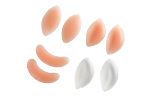 Black Beige Silicone Insert Pad With 3D Cup Film Bra Acessories