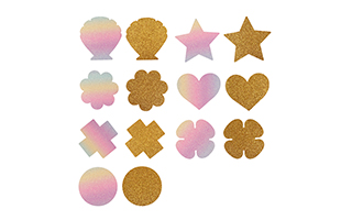 Stick On Breast Colorful Giltter Nipple Pasties