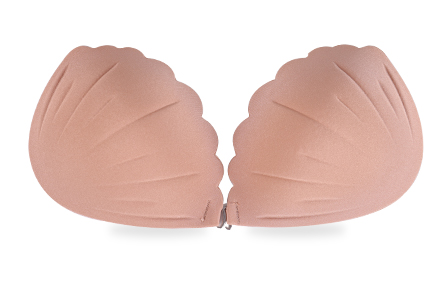 Shell Shape Strapless Adhesive Invisible Bra