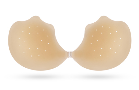 Flower Shape Ultra Thin Adhesive Silicone Bra With Breathable Hole