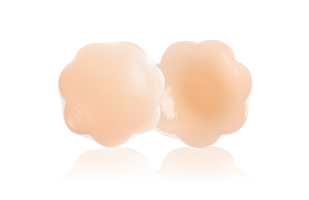 Skin-safe medical-grade adhesive reusable nipple covers