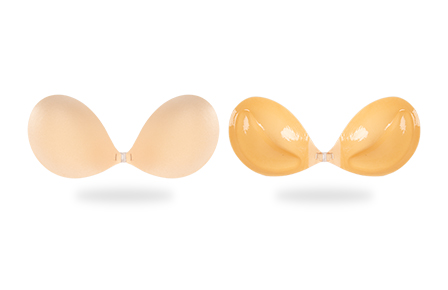 Plus size cup silicone bra for A,B,C boob